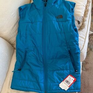 The North Face Women's Blue Puffer Vest